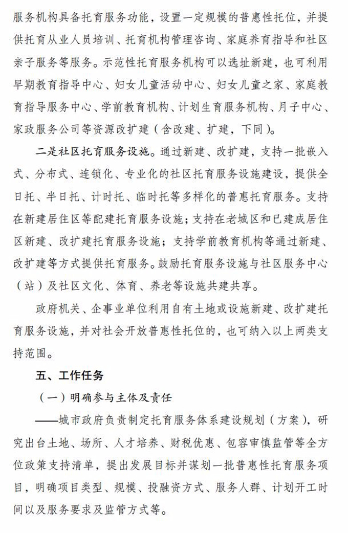 讓家長省心放心！支持社會力量發(fā)展普惠托育服