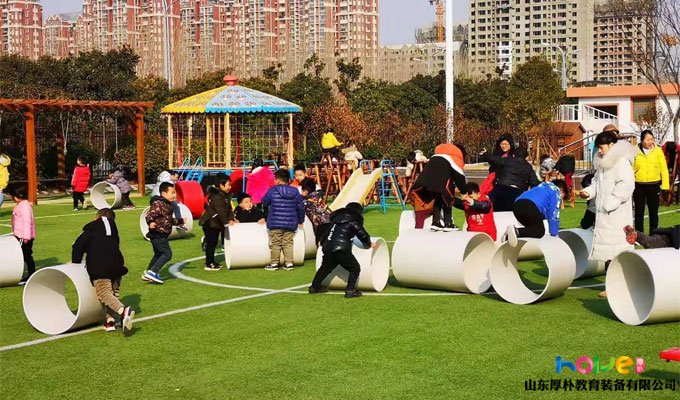 紅太陽幼兒園戶外自主探索游戲“安吉游戲”案例