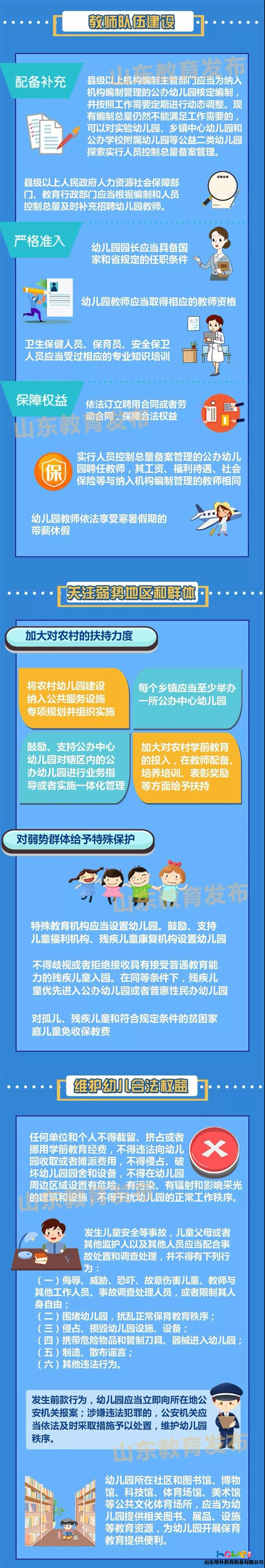 一圖讀懂！《山東省學(xué)前教育條例》2020年1月1日起施行